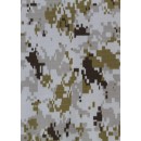 قماش مموه جيش مخطط الكوري / واحد متر