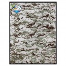 قماش حرس وطني مخطط كورى / واحد متر