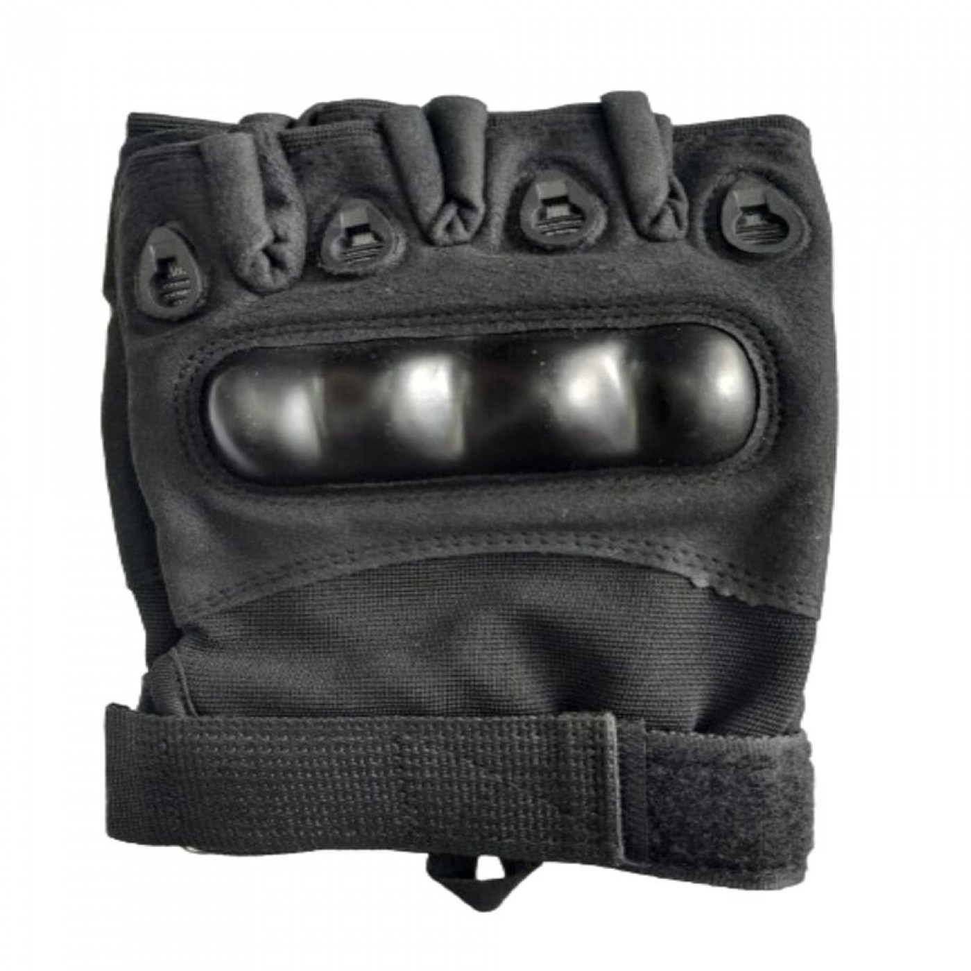 قفاز تكتيكي اسود نصف