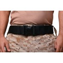 قايش بكله بلاستيك شريط بالجنب أسود