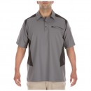 تي شيرت بولو FREEDOM FLEX تكتيكي 5.11 رمادي